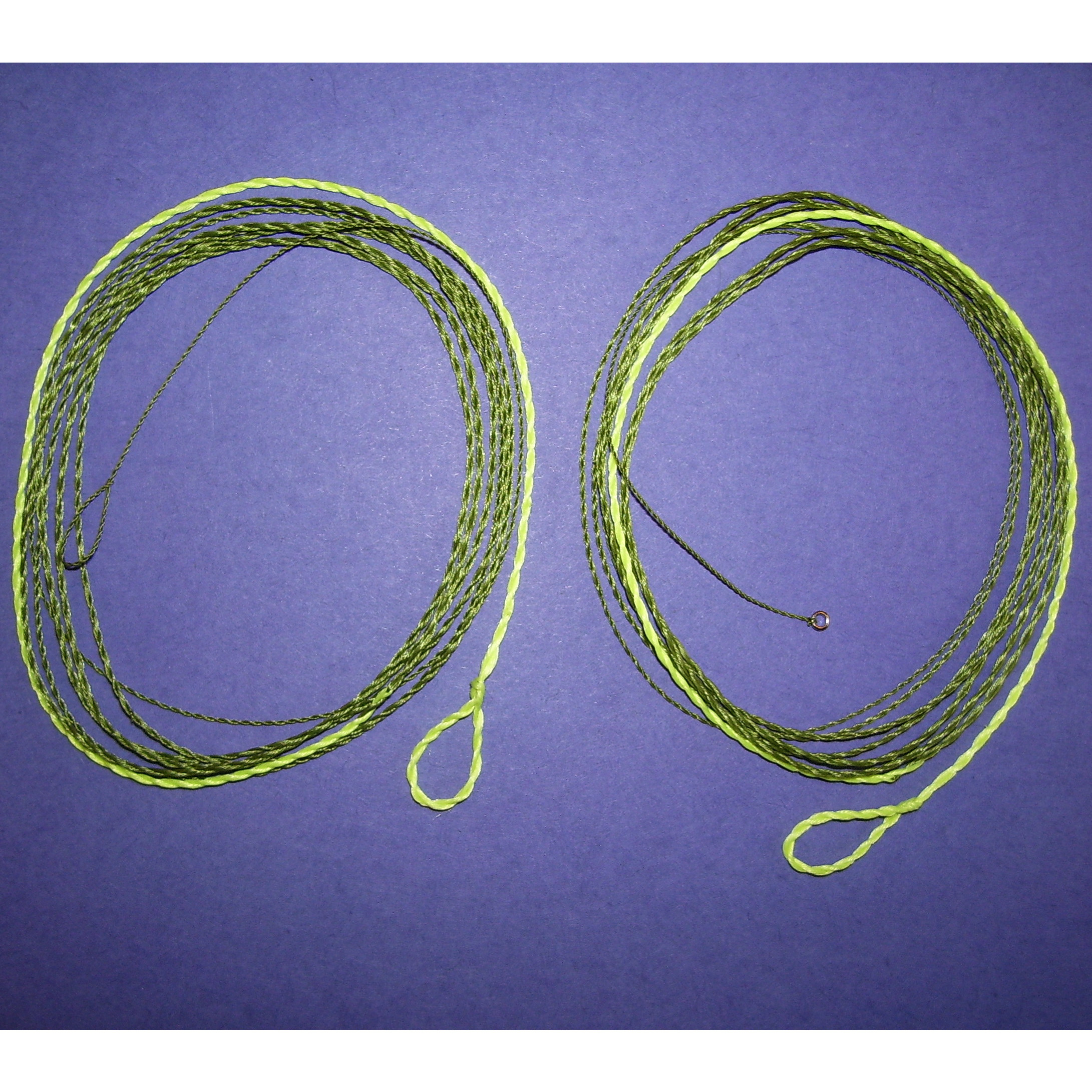 Furled Tapered Leader With Two Tone Hi-Viz Butt For Trout or Grayling 